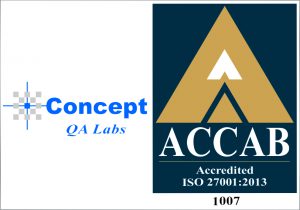 Concept QA Labs - ACCAB(Accredited ISO-27001-2013)